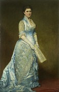 Portrait Of Emma Thursby Painting by George Peter Alexander Healy