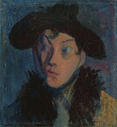 Portrait Of Eugenie Painting by Harald Sohlberg Portrait Of Eugenie Painting by Harald Sohlberg