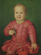 Portrait Of Giovanni De' Medici As A Child, C.1545 Painting by Bronzino
