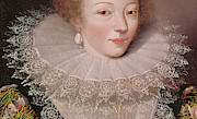Portrait of Marie Vignon, detail Painting by French School