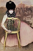 Poster 'los Cigarrillos Paris Son Los Mejores' -paris Cigarettes Are The Best- - 1901 - Modernism. Painting by Ramon Casas i Carbo -1866-1932-