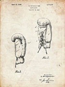 Pp517-vintage Parchment Boxing Glove 1925 Patent Poster Digital Art by Cole Borders