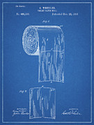 Pp53-blueprint Toilet Paper Patent Digital Art by Cole Borders