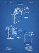 Pp553-blueprint Zippo Lighter Patent Poster Digital Art by Cole Borders