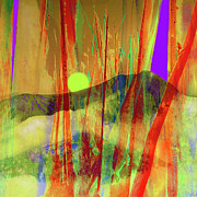 Many Blessings Prayer Flags and Green Mountains Mixed Media by Zsanan Studio Many Blessings Prayer Flags and Green Mountains Mixed Media by Zsanan Studio