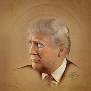 President Trump Painting by Joel Christopher Payne