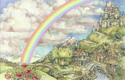 Princess Rosie's Castle Painting by Kim Jacobs