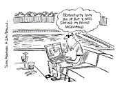 Productivity May Be Up But I Miss Seeing People Miserable Drawing by Sunil Agarwal
