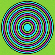 Psychedelic Circle Drawing by CSA Images Psychedelic Circle Drawing by CSA Images