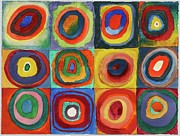 Quadrate Mit Konzentrischen Ringen Painting by Wassily Kandinsky Quadrate Mit Konzentrischen Ringen Painting by Wassily Kandinsky