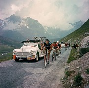 Racing Cyclists Of The Tour De France Photograph by Keystone-france