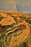 Rainbow Over the Book Cliffs Photograph by Ray Mathis