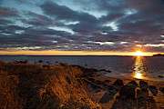 Randall Point Sunset at Barn Island - Stonington CT Photograph by Kirkodd Photography Of New England