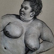 Reclining Nude  Painting by Jeff Dickson