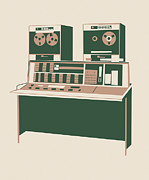 Recording Equipment Drawing by CSA Images