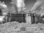 Red Rock BW Photograph by Scott Cordell