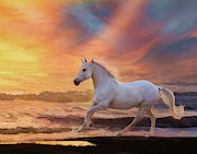 Red Sunset Digital Art by Melinda Hughes-Berland