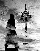 Reflection of a Lady Photograph by Prakash Ghai