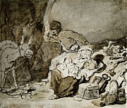 Rest On The Flight To Egypt By Ferdinand Bol Painting by Ferdinand Bol