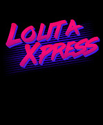 Retro Lolita Express Digital Art by Flippin Sweet Gear