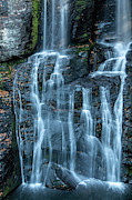 Ribbons of Water at Bushkill Falls Photograph by Kristia Adams