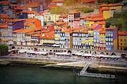 Ribeira Waterfront Porto Portugal  Photograph by Carol Japp