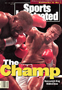 Riddick Bowe, 1992 Wbcwbaibf Heavyweight Title Sports Illustrated Cover Photograph by Sports Illustrated