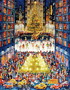 Rockefeller Center 1 Painting by Bill Bell