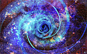 Rosa Azul Digital Art by Kenneth Armand Johnson