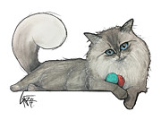 Rose GC1PET030 Drawing by John LaFree