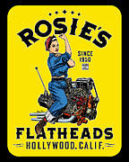 Rosie's Flatheads Digital Art by Ruben Duran