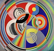 Rythme N1 Painting by Robert Delaunay