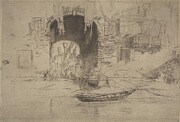 San Biagio, 1880 Etching And Drypoint Painting by James Abbott Mcneill Whistler