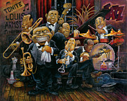 Satchmo Painting by Bill Bell
