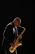 Saxophone Player Performing Photograph by Moodboard
