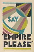 Say empire Please Painting by Douglas England