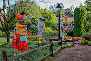 Scarecrows in Peddlers Village Photograph by Denise Harty