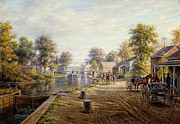 Scene Along The Delaware And Hudson Canal, 1907 Painting by Edward Lamson Henry