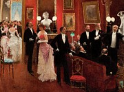 Scene Du Bal Painting by Jean Beraud Scene Du Bal Painting by Jean Beraud