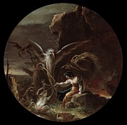 Scenes Of Witchcraft, Morning Painting by Salvator Rosa