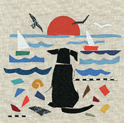 Sea Dog Painting by Jenny Frean