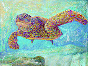 Sea Turtle Digital Art by Julianne Black DiBlasi