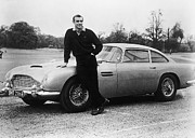 Sean Connery With 007s Aston Martin Photograph by Bettmann