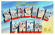 Seaside Park Greetings - version 2 Photograph by Mark Miller