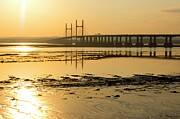 Second Severn Crossing Suspension Bridge Photograph by Mark Williamson/science Photo Library