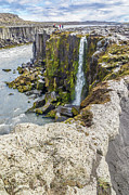 Selfoss Waterfall - Iceland Photograph by Marla Craven