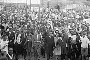 Selmamontgomery March Leaders & Crowd Photograph by Bettmann