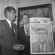 Senators John F. Kennedy And Stuart Photograph by Bettmann