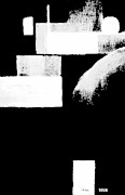 Seriously Black and White Painting by Viva Anderson