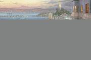 Sf Lombard Street II Painting by Thomas Kinkade Studios